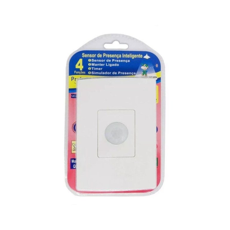 Sensor De Presença Microcontrolado 4x2 sem Fotocélula Qi8