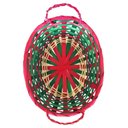 Ver imagem 4 de Cesta de Vime Natal Médio - 20cm X 14cm X 11cm