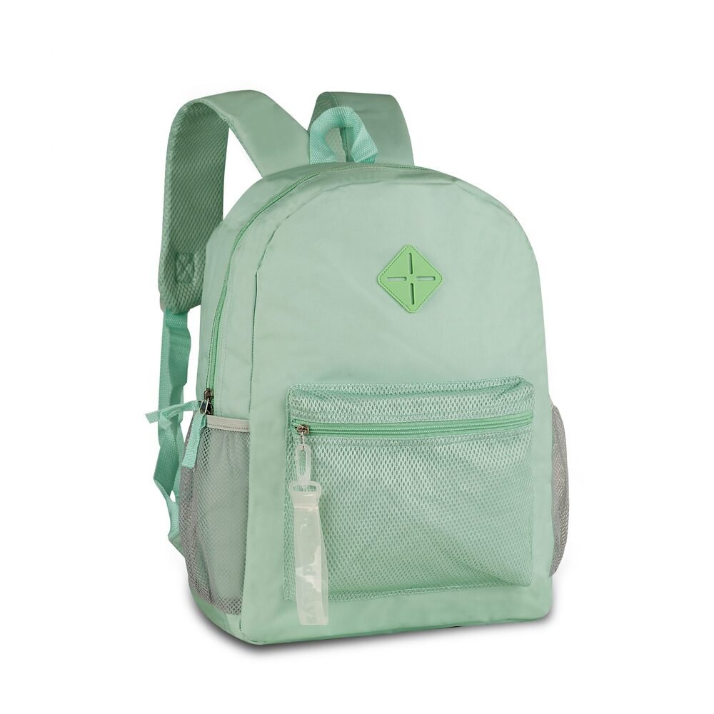 MOCHILA BOLSA CASUAL ESCOLAR CORES UNISSEX PREMIUM:Verde