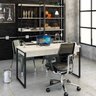 Mesa Escritório Office Estilo Industrial 1,10M com 2 Gavetas - 1