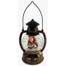 Decoração Lamparina Led Natal Papai Noel Natalino 13Cm - 2