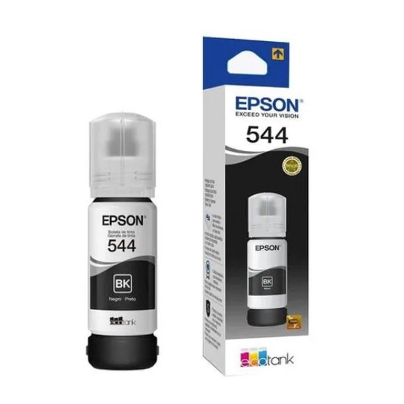 Tinta para Eco Tank Black/preto T544 - T544120 - Epson Pt 1 Un (original)