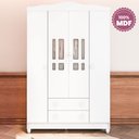 Ver imagem 6 de Guarda-Roupa Infantil 4 Portas 2 Gavetas MDF Ariel