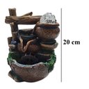 Ver imagem 6 de Fonte de Água Decorativa Led Cascata Paisagem Relaxante 26048 Tronco