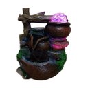 Ver imagem 1 de Fonte de Água Decorativa Led Cascata Paisagem Relaxante 26048 Tronco