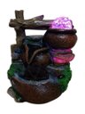 Ver imagem 1 de Fonte de Água Decorativa Led Cascata Paisagem Relaxante 26048 Tronco