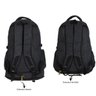 Mochilas Masculinas Escolar Notebook Camping Reforçada:Preto - 5