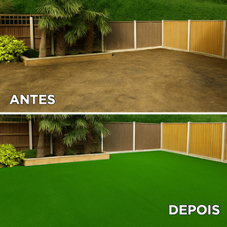 Grama Sintética Artificial 12mm por Metro Quadrado com Proteção Uv e Anti-fungo - 4