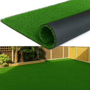 Grama Sintética Artificial 12mm 10m² com Proteção Uv e Anti-fungo 2,00 X 5,00m