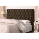Ver imagem 1 de Cabeceira Casal 140 Cm Para Cama Box Lady Napa Marrom Botão - SA Móveis
