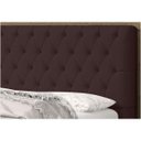 Ver imagem 2 de Cabeceira Casal Queen 160 Cm Para Cama Box Lady Napa Marrom - SA Móveis