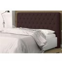 Ver imagem 1 de Cabeceira Casal Queen 160 Cm Para Cama Box Lady Napa Marrom - SA Móveis