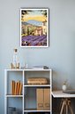 Ver imagem 1 de Quadro Decorativo Provence France - 70x50cm:moldura Preta