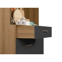 Ver imagem 4 de Kit Armário de Cozinha Compacta Grafite Viena Plus com 4 Portas e 1 Gaveta Vp