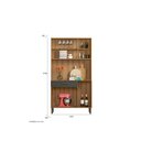 Ver imagem 6 de Kit Armário de Cozinha Compacta Grafite Viena Plus com 4 Portas e 1 Gaveta Vp