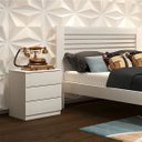 Ver imagem 3 de Conjunto 2 Mesas de Cabeceira 3 Gavetas Veronna