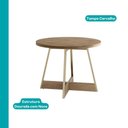 Ver imagem 3 de Conjunto Sala de Jantar 4 Cadeiras Marina Carraro Carvalho Dourado