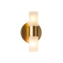 Ver imagem 1 de Arandela Nordecor Neal 2 G9 Bivolt Dourado Fosco 2449