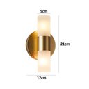Ver imagem 3 de Arandela Nordecor Neal 2 G9 Bivolt Dourado Fosco 2449