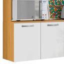 Ver imagem 6 de Cozinha Suspensa 5 Portas 179 Cm Mdp Nanda Armoveis - Cinamomo Branco