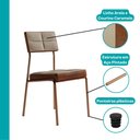Ver imagem 7 de Conjunto Sala de Jantar 4 Cadeiras Flora Carraro Off White Rosê