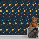 Ver imagem 2 de Papel de Parede Infantil - Planetas e Sol Arte Destaque 2 Metros