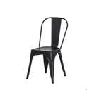 Ver imagem 2 de Kit com 4 Cadeira Tolix Iron Aço Carbono Industrial - Preto
