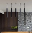 Ver imagem 3 de Lustre Pendente Led 5w Tubo Preto 40cm 3000k Bivolt Dcd02160