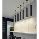 Ver imagem 2 de Lustre Pendente Led 5w Tubo Preto 40cm 3000k Bivolt Dcd02160