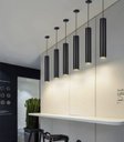 Ver imagem 2 de Lustre Pendente Led 5w Tubo Preto 40cm 3000k Bivolt Dcd02160