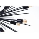 Ver imagem 4 de Lustre Pendente Sputnik Luxo para 18 Lâmpadas Sala Mesa Jantar: Preto Total