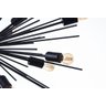 Lustre Pendente Sputnik Luxo para 18 Lâmpadas Sala Mesa Jantar: Preto Total - 4