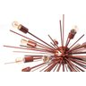 Lustre Pendente Sputnik Luxo para 18 Lâmpadas Sala Mesa Jantar: Cobre - 3