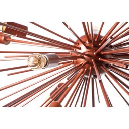 Lustre Pendente Sputnik Luxo para 18 Lâmpadas Sala Mesa Jantar: Cobre - 5