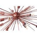 Ver imagem 4 de Lustre Pendente Sputnik Luxo para 18 Lâmpadas Sala Mesa Jantar: Cobre