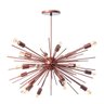 Lustre Pendente Sputnik Luxo para 18 Lâmpadas Sala Mesa Jantar: Cobre - 1