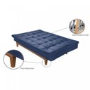 Ver imagem 7 de Sofá Cama 3 Lugares Pratic Madeira Espresso Móveis