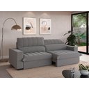 Ver imagem 1 de Sofá com Molas Ensacadas Retrátil e Reclinável Strike 2,40m Linhosoft com Carregador Usb -