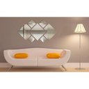 Ver imagem 2 de ESPELHO DECORATIVO ACRÍLICO 110X55 CM 7 PEÇAS SALA Make Laser Espelho Acrilico quadrado