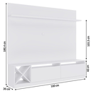 Ver imagem 4 de Estante Home para TV Até 50 Polegadas 2 Portas Adega Vicenza Quiditá