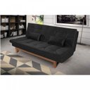 Ver imagem 1 de Sofá Cama 3 Lugares Pratic Madeira Espresso Móveis
