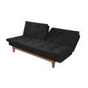 Ver imagem 3 de Sofá Cama 3 Lugares Pratic Madeira Espresso Móveis