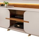Ver imagem 7 de Estante Ripado para TV até 75 Polegadas com LED 100% MDF 240CMX200CM Lord