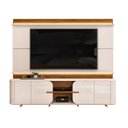 Ver imagem 6 de Estante Ripado para TV até 75 Polegadas com LED 100% MDF 240CMX200CM Lord