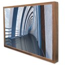 Ver imagem 4 de Quadro Decorativo Caixa Arquitetura Corredor Minimalista Tacolado Moldura Caixa Alta 4,5cm Madeira C