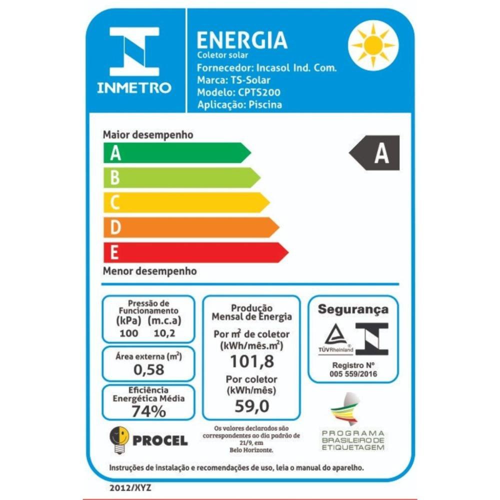 Kit Aquecedor Solar 13 placas de 2Metros + kit Fechamento - 7