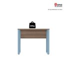 Ver mais imagens de Escrivaninha Mesa Escritório PE25 90cm Walnut e Azul Dali Cinza