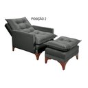 Ver imagem 6 de Poltrona Cadeira Reclinável Munique 163 Império Veludo