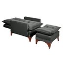 Ver imagem 4 de Poltrona Cadeira Reclinável Munique 163 Império Veludo