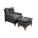 Ver imagem 2 de Poltrona Cadeira Reclinável Munique 163 Império Veludo